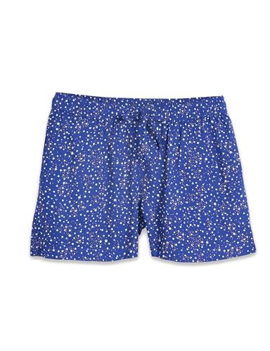 Image of Amazon Brand - Symbol Girls Flared Fit Printed Rayon Shorts | Elasticated Waistband | Age 2-14 Years