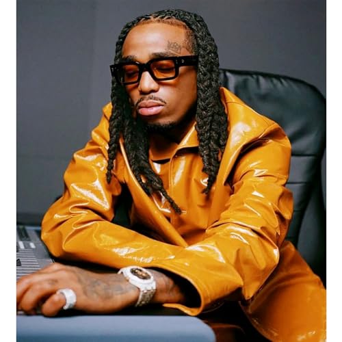 Retro Rectangle Sunglasses for Men Women Black Thick Square Frame Shades2