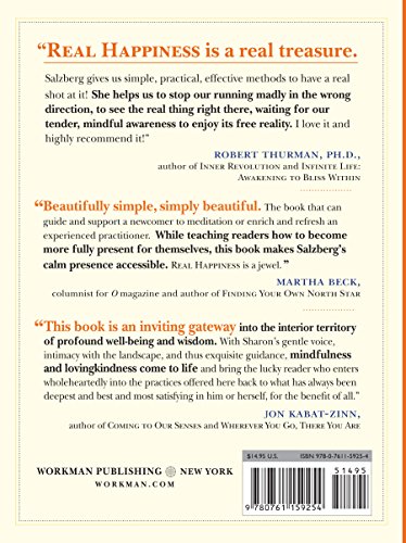 Real Happiness: The Power of Meditation: A 28-Day Program Paperback – Print + CD, December 29, 2010 - Image 3