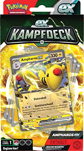 Pokémon-Sammelkartenspiel: Kampfdeck Ampharos-ex (sofort spielbares Deck mit 60 Karten) – Bild 3