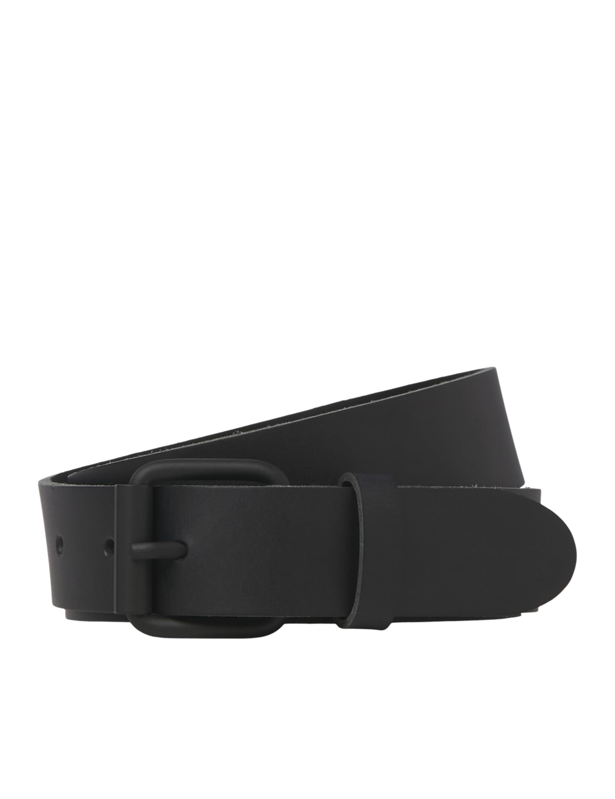Jack And Jones Men's Black Leather Belt in Size L, Sports Direct