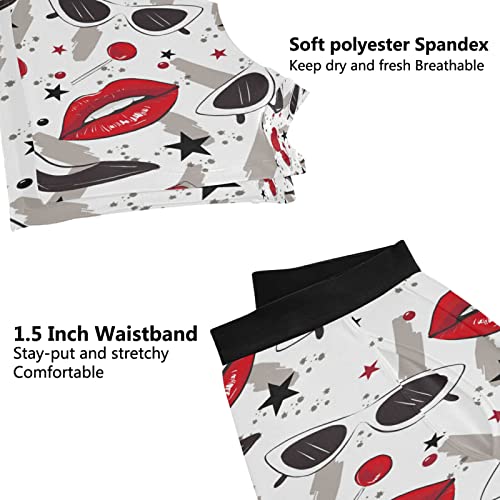Vnurnrn calzoncillos de moda París bóxer para hombre elástico 4