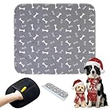 Puppy Pads with Pheromones, Washable Puppy Pee Pads for Dogs Reusable Puppy Pads for Dogs and Cats - Leak & Odor Proof, Non-Slip Base Training Pads for Home & Travel(with Pet Hair Removal Gloves)