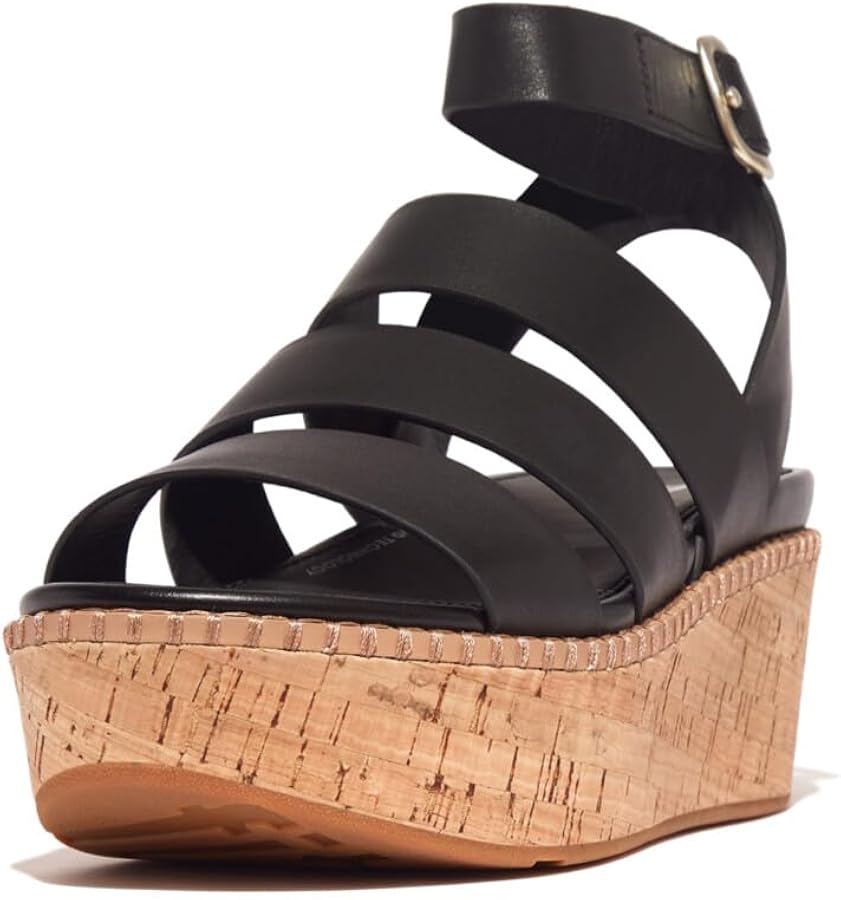 Amazon.com | FitFlop Women's, Eloise Wedge Sandal | Platforms & Wedges