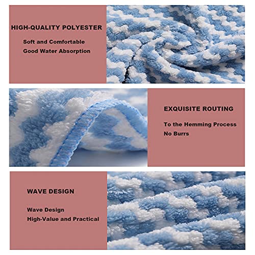 Yohota Kitchen Towels-Microfiber Cleaning Cloth,Pack Of 12,Size:10" X 10",Dish Cloths For Washing Dishes,Dish Rags For Drying Dishes Kitchen Wash Clothes And Dish Towels. #TOP4