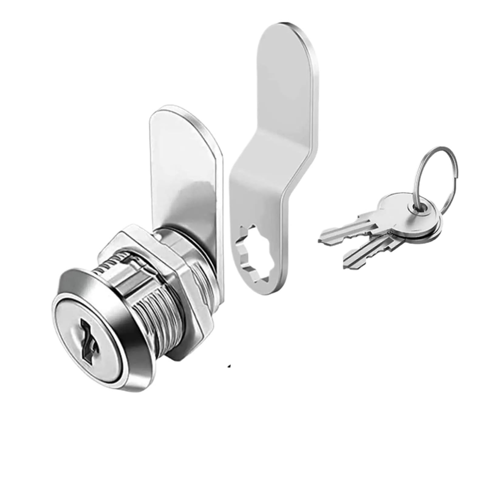 Cams Locks for Cabinets RV Storage Lock Compartment Replacement for Campers Trailer with Keys Zinc Alloy Mailbox for Cabinet Letterbox(31mm)