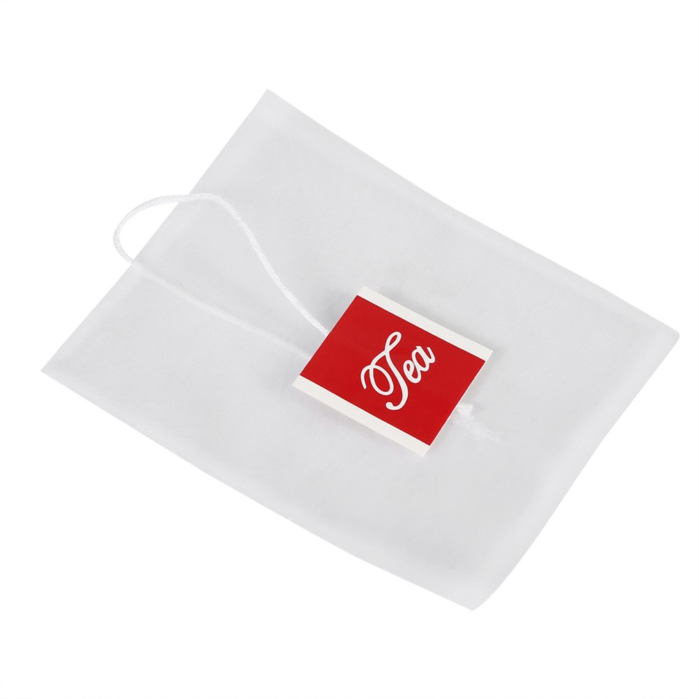 100 Bolsas de Infusión de té de Nailon, Material Premium, Fácil de Sellar, Resistentes Al Calor, Bolsas de Infusión de té para té Casero, Guisos, Sopas