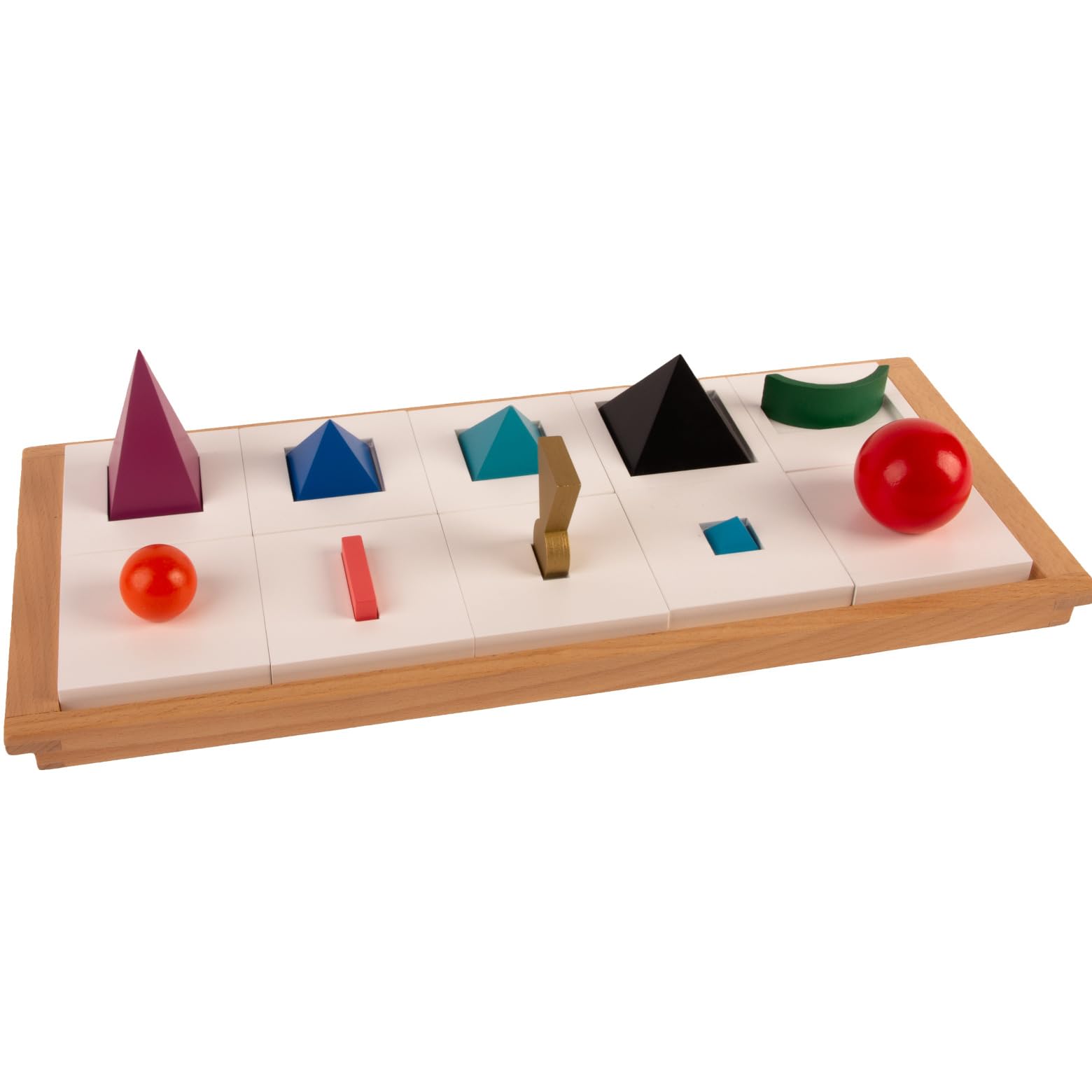 Montessori Wortartensymbole 3D-Wortartenkörper | zum Lernen der wichtigsten Wortarten