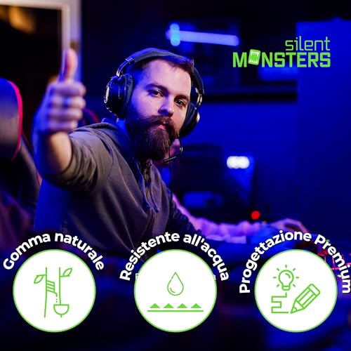 Tappetino Mouse 24 x 20 cm piccolo, Gatto, con Bordo Cucito, Durevoli, antiscivolo e silenzioso, gioco, ufficio, casa, lavabile, arrotolabile, Tappetini per il Gaming Mousepad - Mousepad - Immagine 4