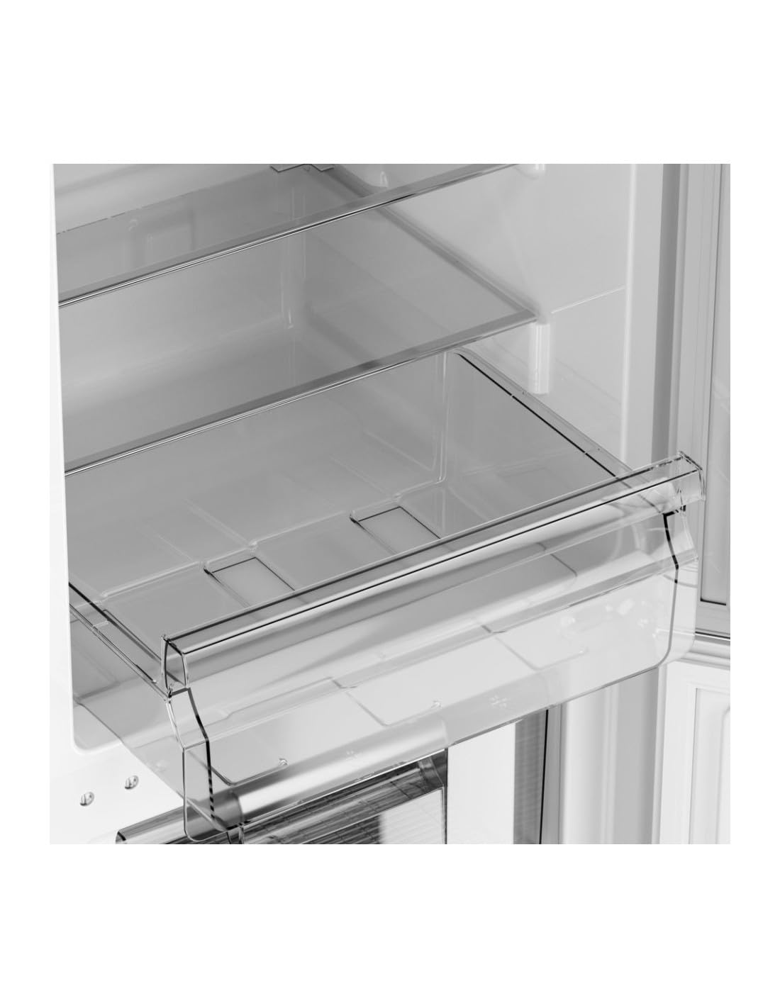 ALPHA Frigorífico Combi Pegasus Elite Pro-55, Cristal Negro, Cíclico.