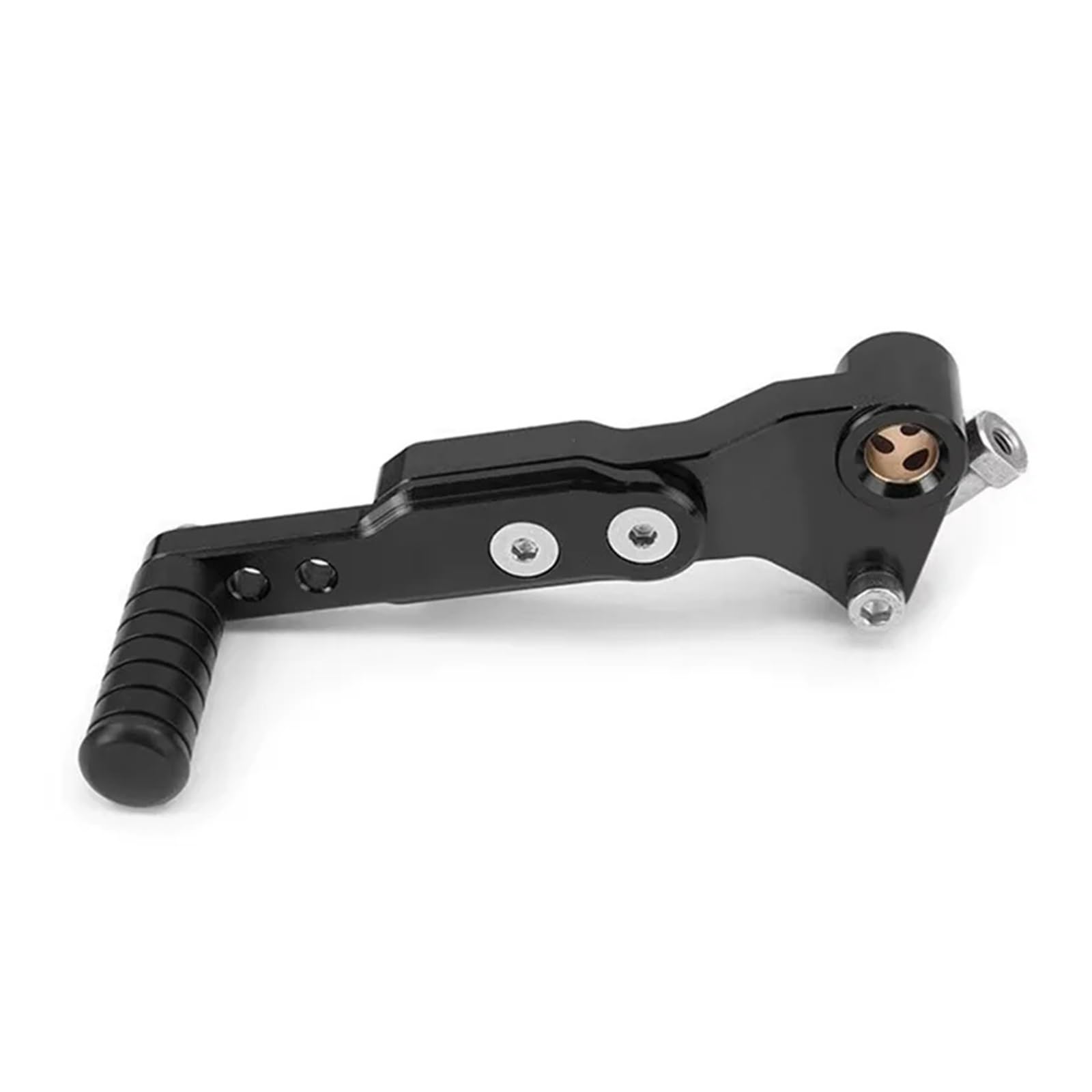 Hewpngs Black Cnc Aluminum Motorcycle Gear Shift Lever Adjustable Lengthened Gear Shifter Foot Pedal Accessories Shifts Levers