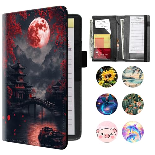 Livre de serveur pour serveuse organiseur de tablier zippé
