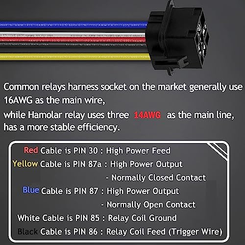 Snapklik.com : Gebildet 2 Pieces 40/30 Amp Waterproof Relay Switch ...