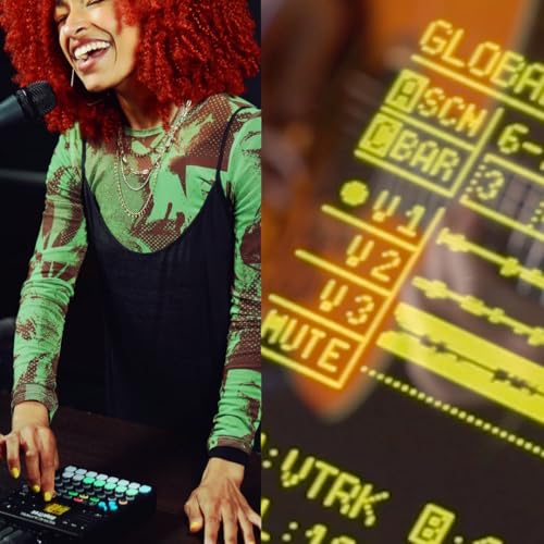 Sonicware SmplTrek [Sampler & Groovebox] 48kHz-16bit Sampler, 30 polyphone Stimmen, 10 Sequenzerspuren, 35 Effekte, 10 Kanalmixer, 15 anschlagdynamische Pads mit RGB LEDs