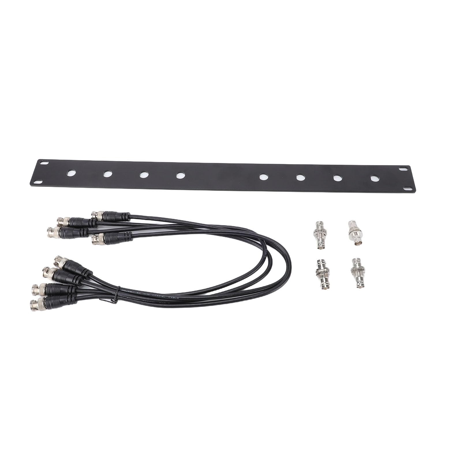 1U Front Mount Antenna Rack Kit, Sturdy BNC Antenna Mount with