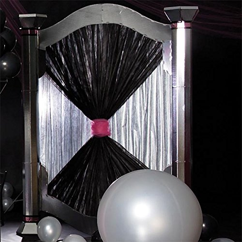 Anderson's Black Flame Retardant Gossamer Fabric, 59 Inches X 50 Yard #TOP4