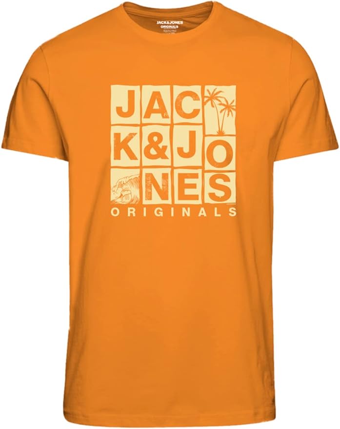Tee-shirt À Manches Courtes Garçon JCOWAVY CREW NECK FST JACK JONES Junior P 23945109le