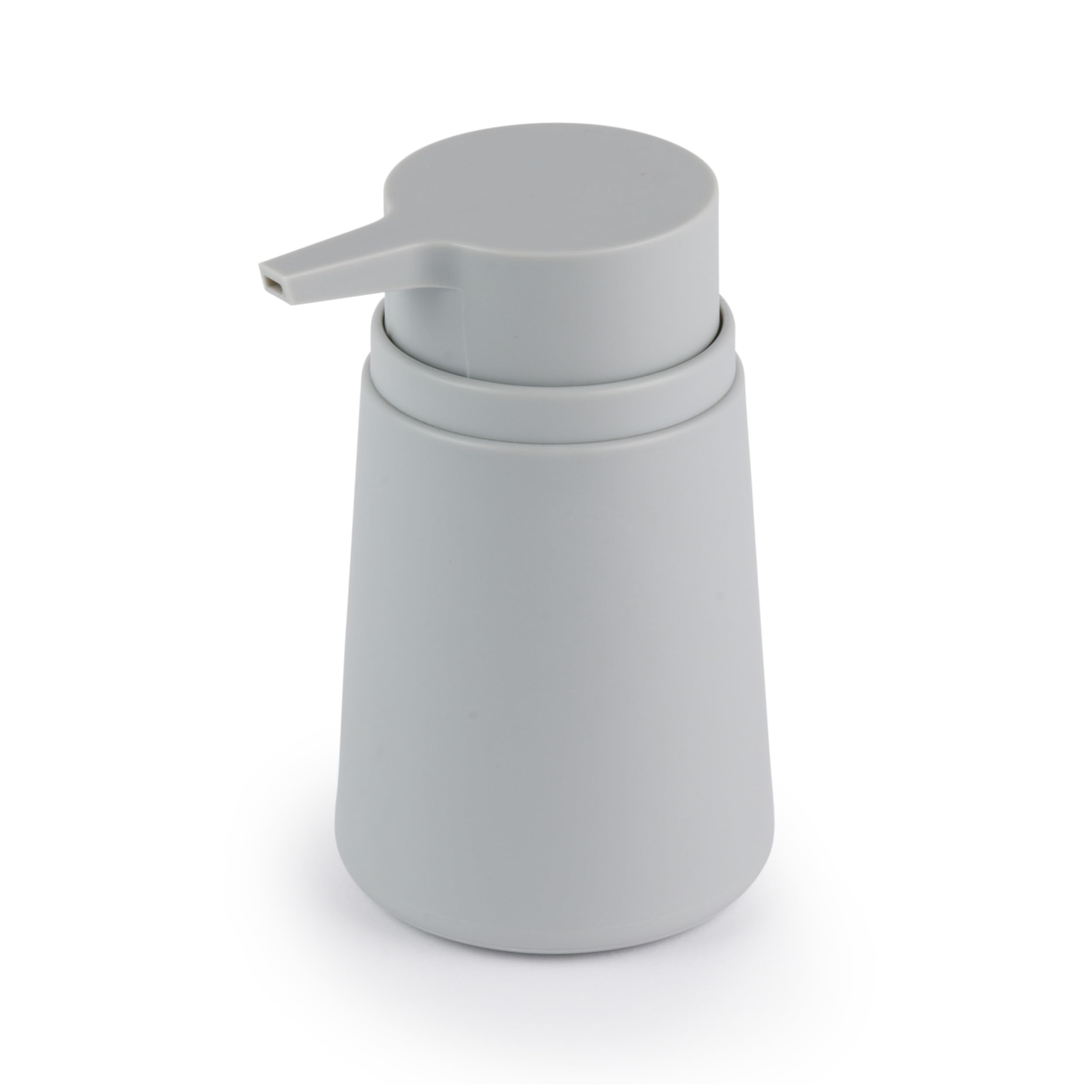 Beldray LA033330UFFAS Antibac Soap Dispenser – Liquid Dispenser With Pump, Refillable Bottle for Hand Wash Soap, Shampoo, Lotion, Conditioner, For Kitchen & Bathroom, Grey