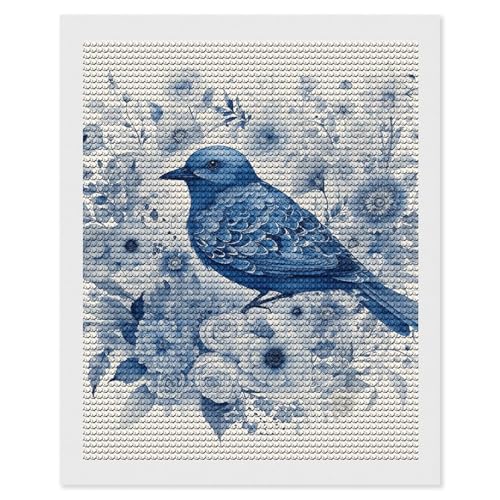Kit broderie diamant Bluebird de qualité supérieure avec strass carrés FZQVSGW