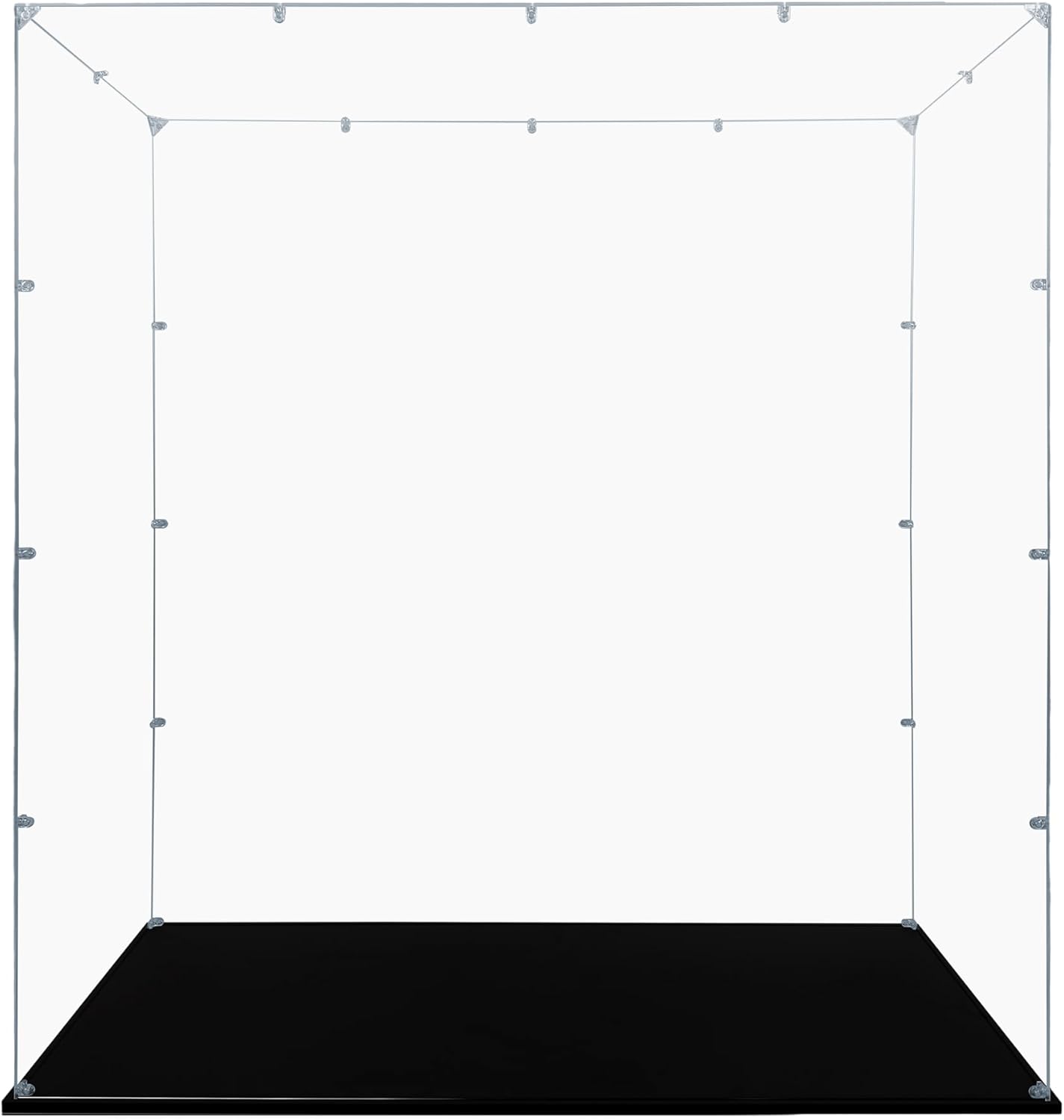 Acrylic Display Case Compatible for Lego Loop Coaster #10303, Dustproof Display Case (Case Only) (Lego Sets are NOT Included)