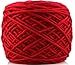 JHWSX Knitting Wełna Syna, Duże Gospodarstwa Bawełniana Drutu Dziewiarskie 100g/ 1ball, Dzianiny Torebki Poduszki Kosze Materiału Dziewiarska Wątek Ręcznie (Color : Red)