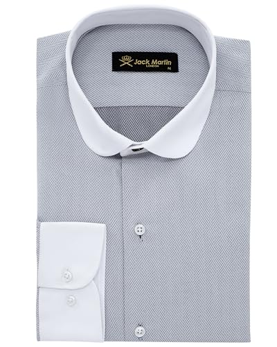 white christmas dresses Blue w/ White Club Collar Performance Dress Shirt, with tie bar eyelet –  THOMAS WAGES main image 1