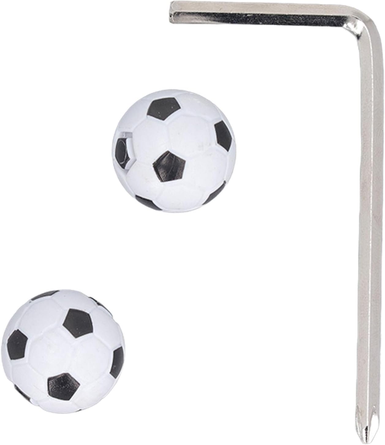 Foosball Table 13.4 Inch, Table Top Soccer Game with 4 Rows for Family Game Rooms, 2 Balls Interactive Soccer for Adults Kids