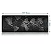 LIEBIRD®Extended XXL Gaming Mouse Pad - Portable Large Desk Pad - Non-Slip Rubber Base (World Map 31.5