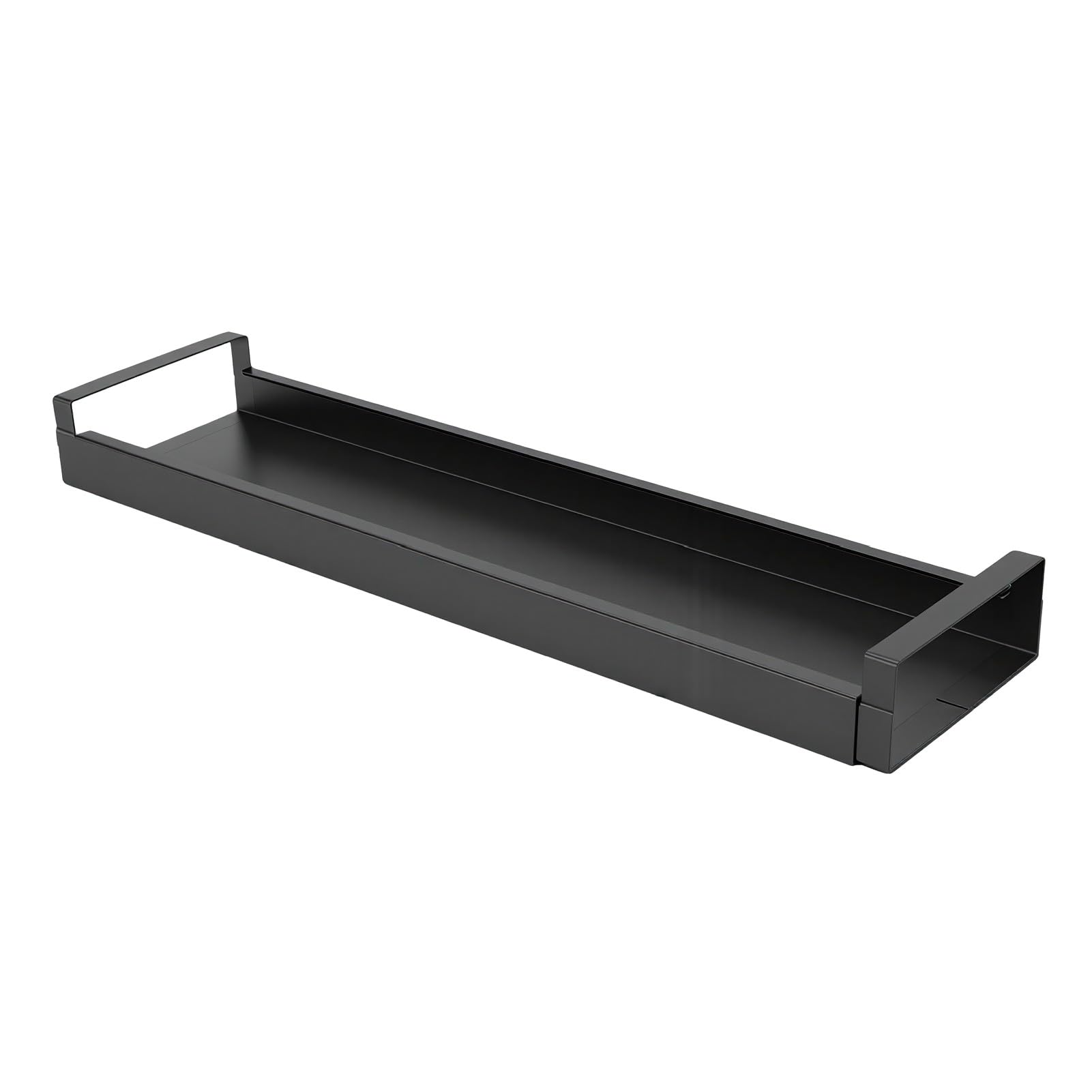Magnetisches 30-Zoll-Herdregal, 16 Bis 30 Zoll Ausziehbar über Dem Herdregal-Organizer, Gewürzregal aus Karbonstahl für Küchengewürze (BLACK)