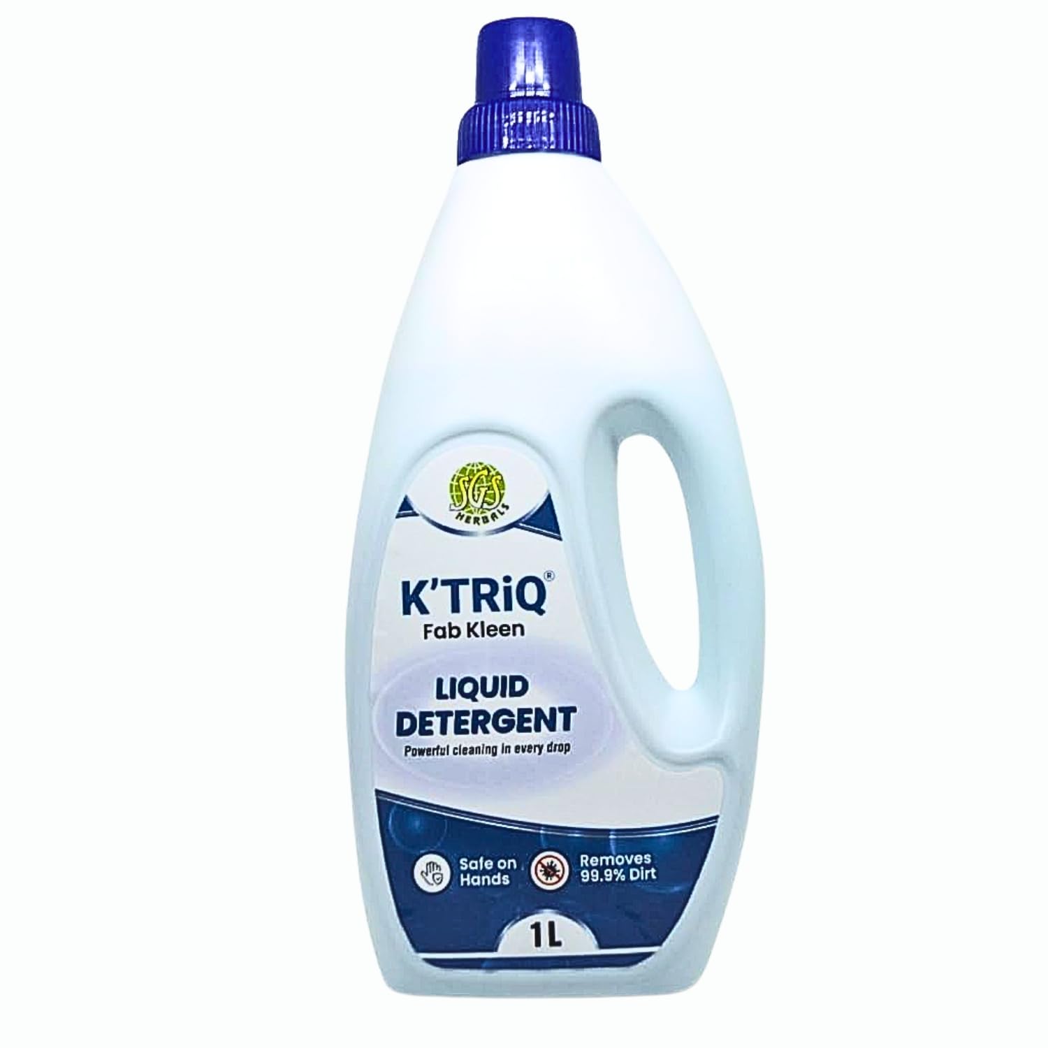 K'TRiQ Matic Liquid Detergent Fab Kleen 1kg bottle | For Top load Washing Powerful Cleaning | No Soda Formula | with Added Fabric Conditioner Safe on Hands, Removes 99.9% Tough Stain Removal