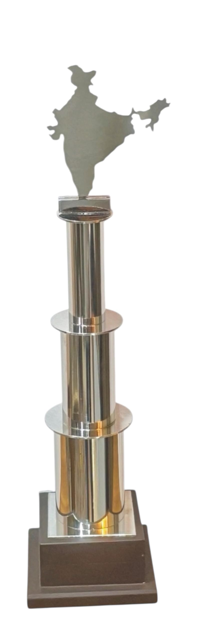 GABA time Metal Trophy for Winner with an Outline of India map on top (39cm)-image-12