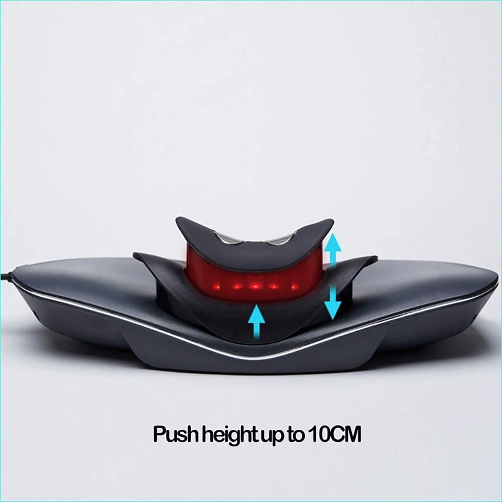 Generic Dispositivo de tracción cervical para dolores de cuello, soporte suave para dolor de cabeza, espalda y hombros, soporte para cuello y cervicalgia, alivia el dolor de cuello
