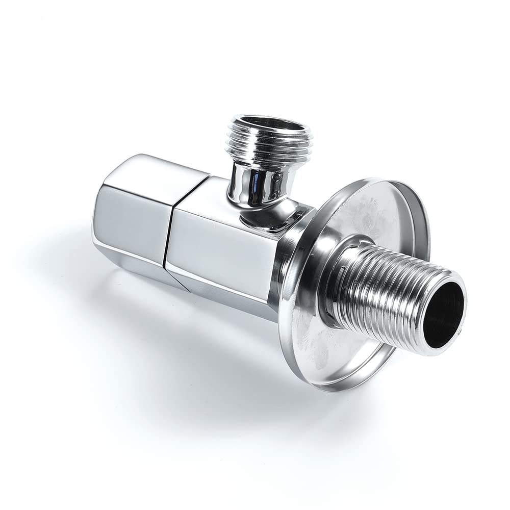 Rociador de Bidé de Mano Pulverizador de Bidé Pulverizador Bidet con Manguera de Acero Inoxidable, Base y Válvula de Ángulo, Agua Fría, para Higiene Personal, Montado en La Pared,Cromo