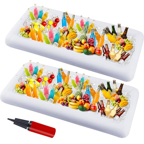 ZaaYee 2 Packs Inflatable Ice Serving Trays, 51