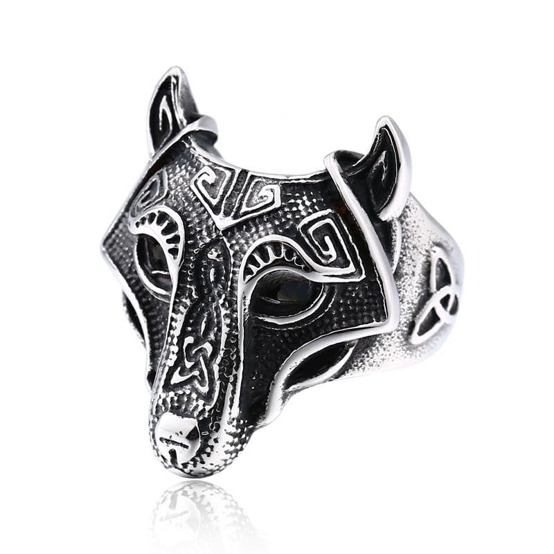 Asma Jewel House Viking wolf head stainless steel ring for men boys (B0CW6KJ5Y3) Amazon Price History, Amazon Price Tracker