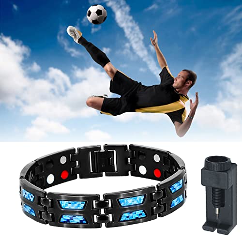 Titanium Power Magnetic Bracelet, pulsera de fibra de carbono Cover