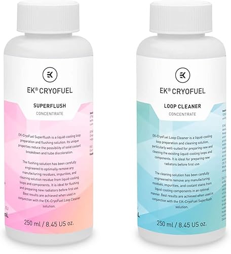 Miniatura 3 de EK WB EK-CryoFuel - Refrigerante transparente de premezcla (2L) + limpiador de bucle + paquete de concentrado superflush