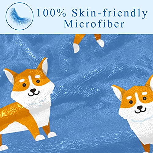 Couverture Corgi bleu cadeau idéal anniversaire pour passionné de chiens - 4