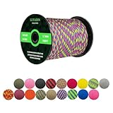 LUYADIN Paracord 325lb Diameter 2.7mm - 5 Strand Parachute Spool Cord - 100ft 200ft,Paracord for Camping,Hiking,Fishing,Outdoor and DIY