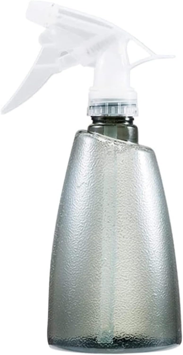 AIEIJJH 500ml Portable Refillable Plastic Watering Can for Houseplant Garden Flower Bonsai Plants Outdoor Indoor Water Bottle Grey, Grey
