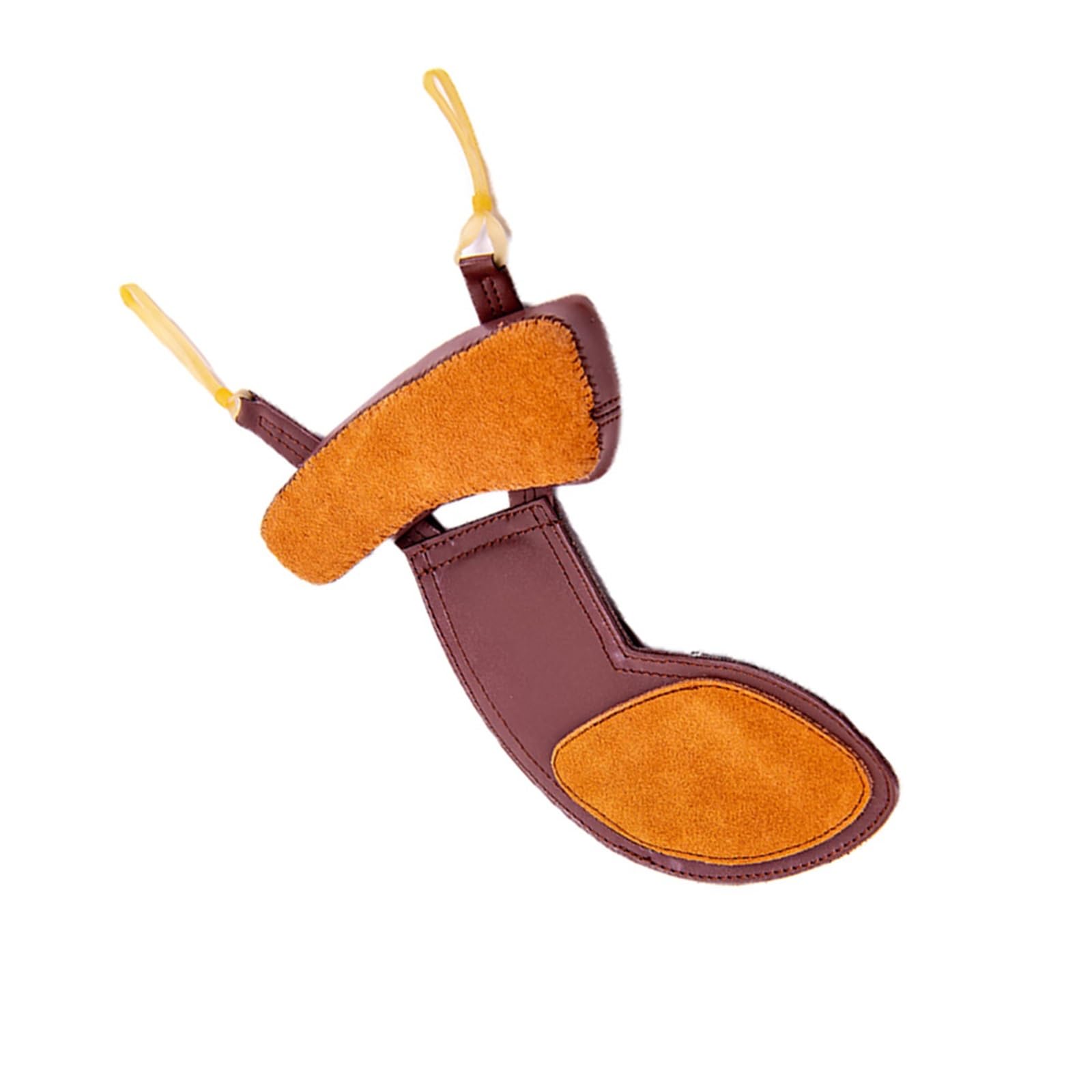 Accesorios para violín Almohadilla para reposabrazos y mejillas de piel de oveja para violín Protector de cuello para violín 2 en 1 Almohadilla para reposacabezas de capullo ligero Tamaño 4/4 Almohadi