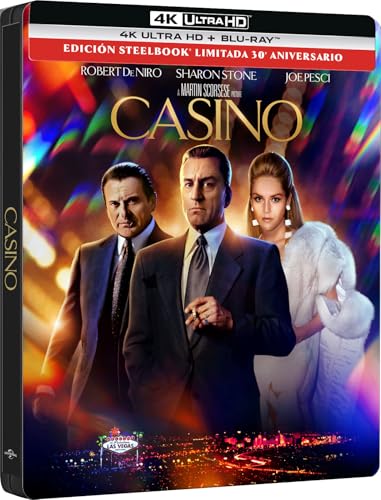 Casino 30º Aniversario (4K UHD + BD) en Edición Metálica: ¡Hazte con esta joya de coleccionista!