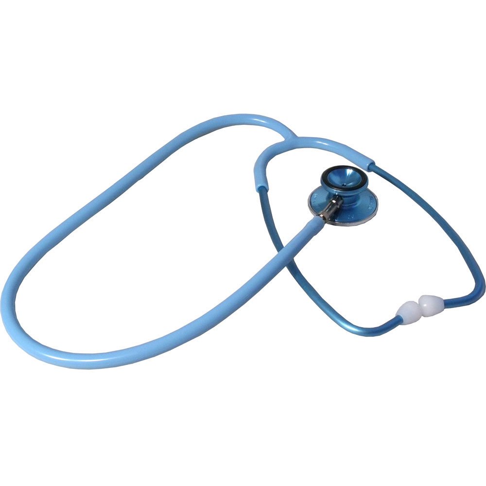 Amazon.co.jp: ナースコープ ダブル聴診器 内バネ式 スカイブルー