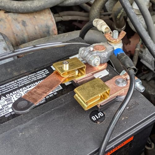 image for Top Post Battery Disconnect Switch 12V 24V, Ampper Knife Blade Battery