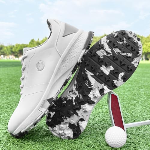 Men's Golf Shoes Spikeless Men Golf Sport Shoes Man Comfortable Golf Walking Sneakers Non-Slip Training Golfing Shoes for Men Golf Shoes Golf Shoes4