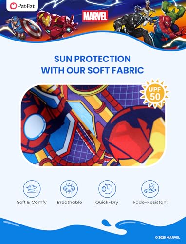 Image of Disney Stitch Spiderman Cars Winnie Toy Story Boy Swim Trunks UPF 50+Swim Shorts Compression Liner & Quick-Dry &Pockets 2-13Y