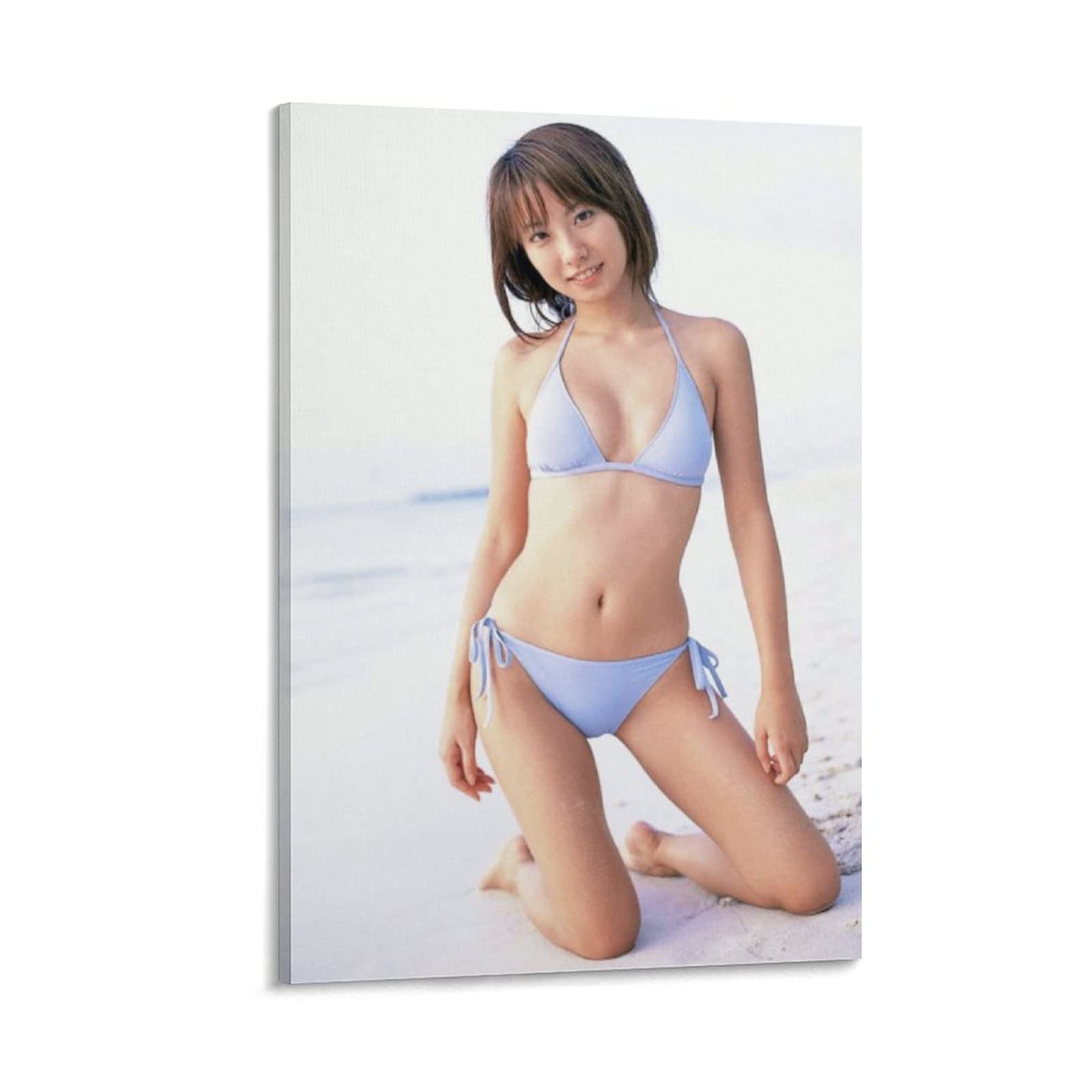 Amazon.co.jp: 山本梓写真ビキニ水着絵画ポスター オフィス ベッド