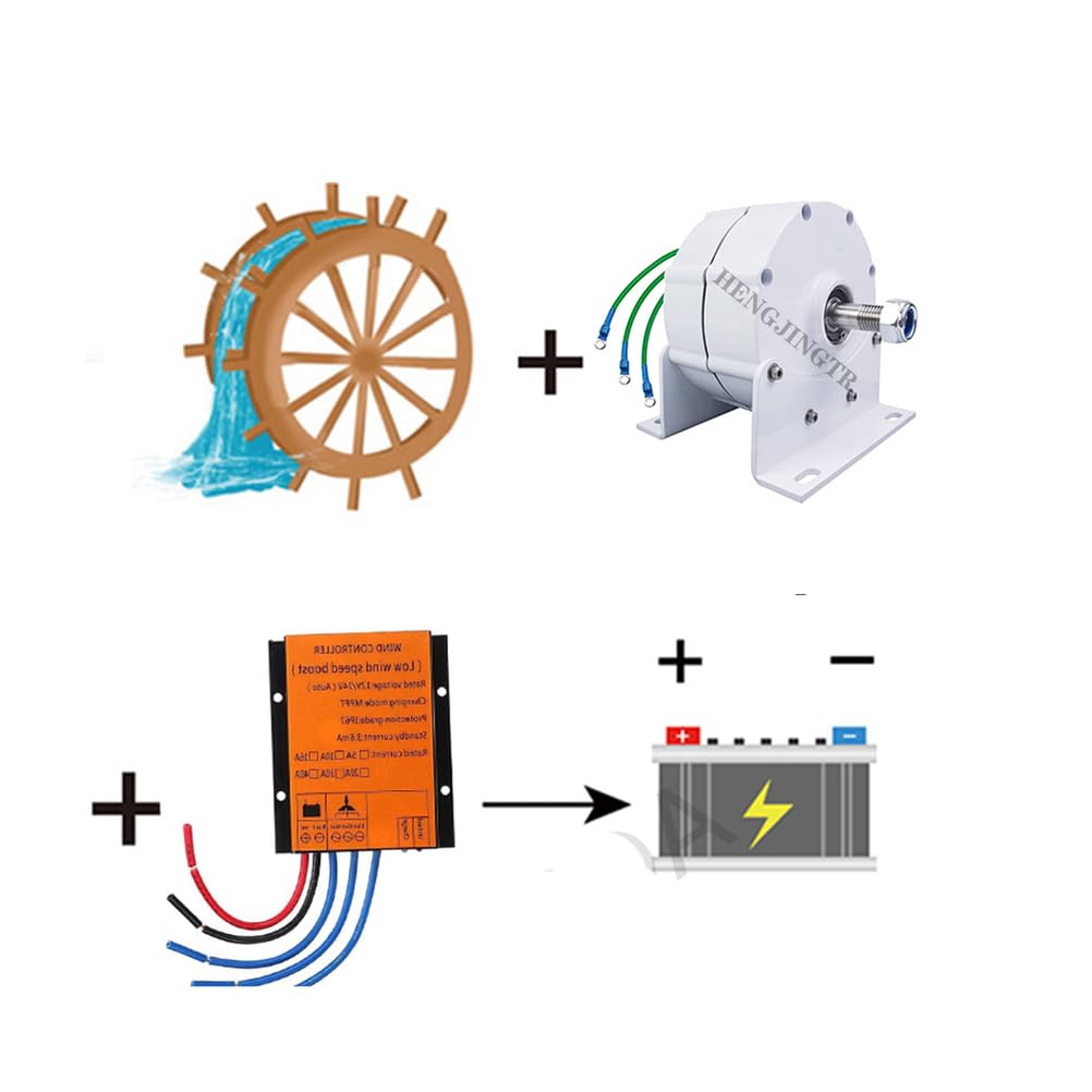 Motor eléctrico portátil de imanes permanentes de 12000W 110V / 220V, generador de levitación magnética DIY AC Alternador Motor de imanes permanentes (con Base)