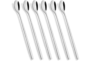 Premium AOOSY Iced Tea Spoons: 9" Long Stainless Steel Stirrers for Refreshing Indulgence