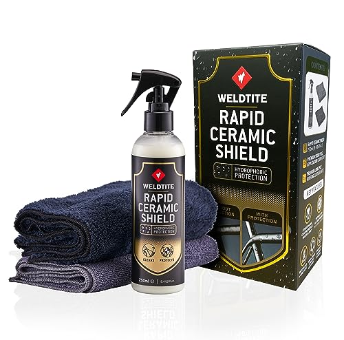 Weldtite Rapid Ceramic Shield kit de polissage vélo pour éliminer les traces de boue durablement